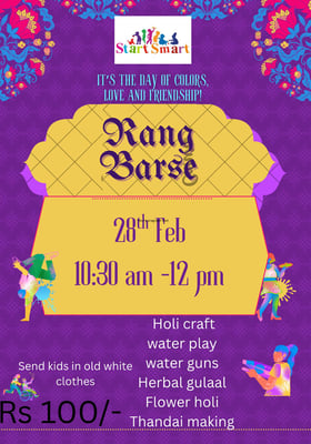 Start Smart-Holi Celebration for Kids