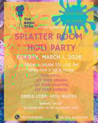 The Magic Tree-Splatters Room Holi Party