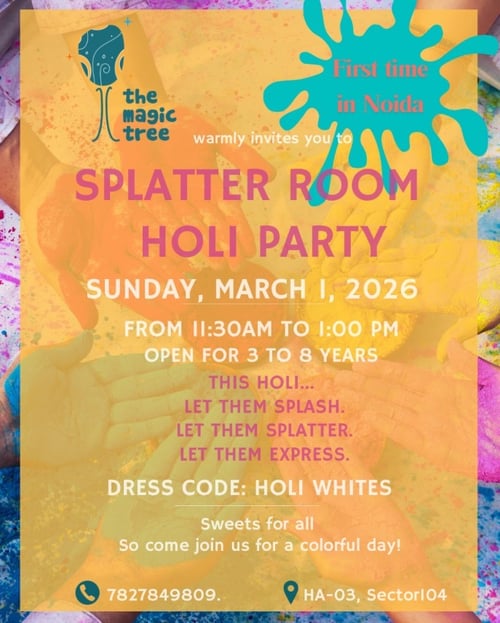 The Magic Tree-Splatters Room Holi Party