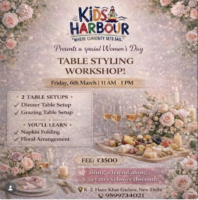 Kids Harbour-Table Styling Workshop for Kids