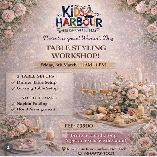 Kids Harbour-Table Styling Workshop for Kids