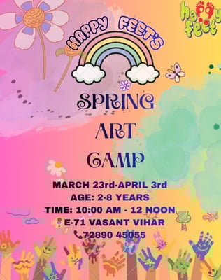 Happy Feet Play School-Spring Art Camp 2026