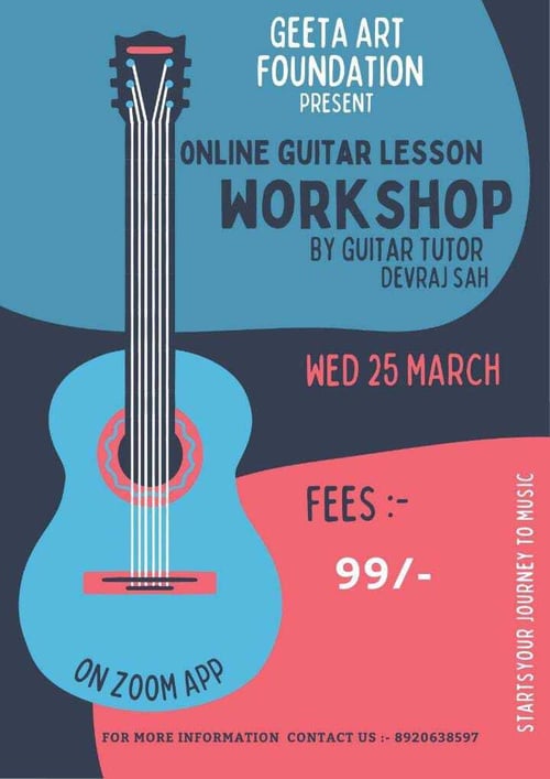 Arty hands the art classes-Online Guitar Lesson Workshop