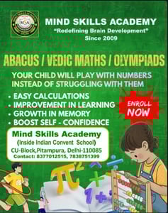 Mind Skills Academy-Vedic Maths and Abacus Classes