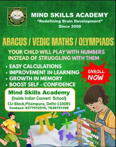 Mind Skills Academy-Vedic Maths and Abacus Classes
