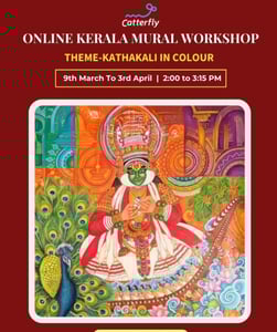 Catterfly Art and Culture-Online Kerala Mural Workshop