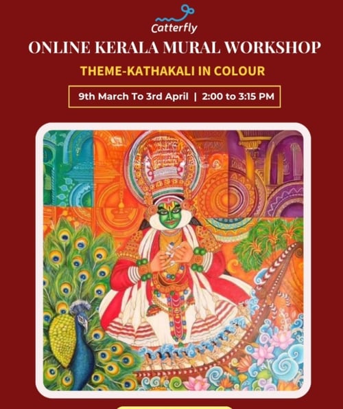 Catterfly Art and Culture-Online Kerala Mural Workshop