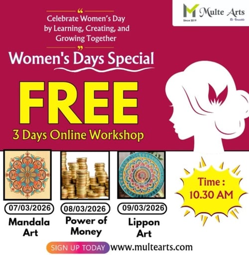 MulteArts-Womens Day Special Online Workshop
