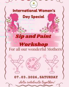 The Shri Ram Wonder Years-Sip and Paint Workshop Womens Day