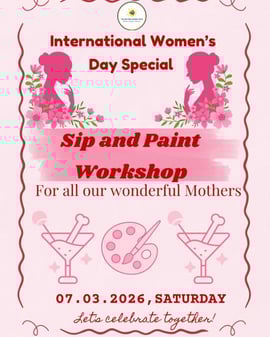 The Shri Ram Wonder Years-Sip and Paint Workshop Womens Day