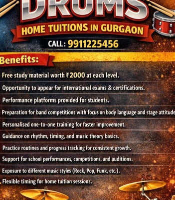 Rhythm & Melody Academy-Drums Classes for Kids