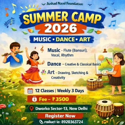 Anhad Naad Foundation-Summer Camp 2026