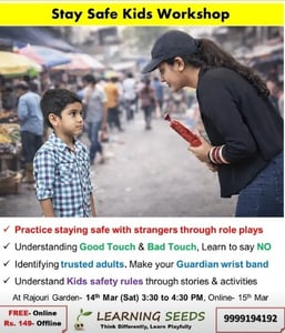 Learning Seeds-Stay Safe Kids Workshop (Online)