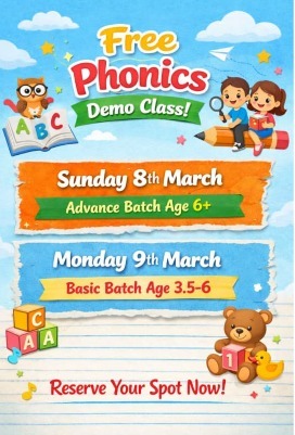 Phonics Logic Institute- Free Phonics Demo Class