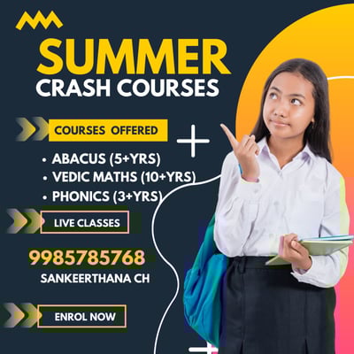 Roots Abacus Learning School-Summer Crash Courses