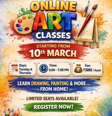 Being Artistic by himani-Online Art Classes