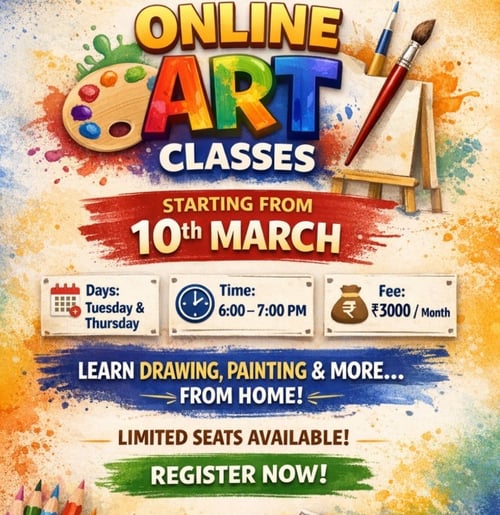 Being Artistic by himani-Online Art Classes
