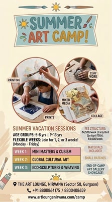 The Art Lounge-Summer Art Camp 2026