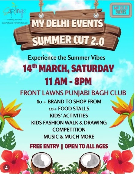 Saplings Pre School-Summer Cut 2.0 Workshop