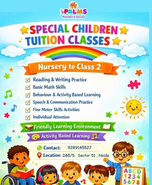 Palms Preschool & Daycare-Tuition Classes for Special Children