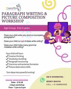 Mingling words-Paragraph Writing and Picture Composition Workshop
