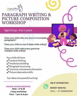 Mingling words-Paragraph Writing and Picture Composition Workshop