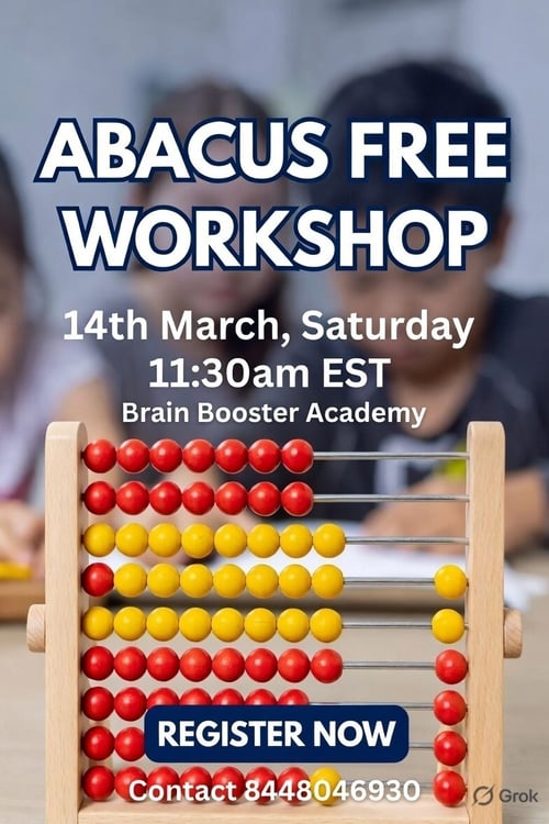 Brain Booster Academy-Abacus Free Workshop