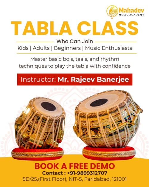 Mahadev Music Academy-Tabla Classes for Kids