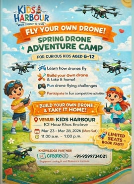 Kids Harbour-Spring Drone Adventure Camp 2026