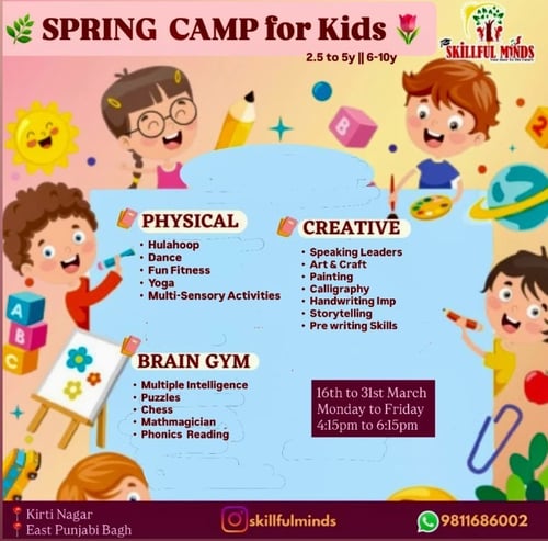 Skillful minds-Spring Camp for Kids 2026