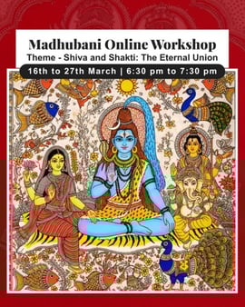 Catterfly Art and Culture-Online Madhubani Workshops