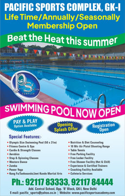 Pacific Sports Complex-Swimming Classes 2026