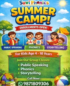 Suvi Phonics-Summer Camp 2026