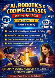 Happy Souls Academy-AI Robotics and Coding Classes