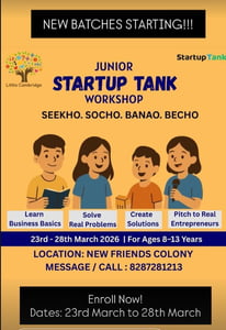 Little Cambridge-Junior Startup Tank Workshop