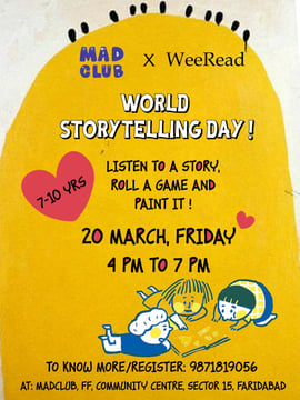 WeeRead Children's Book Club-Storytelling Workshop for Kids