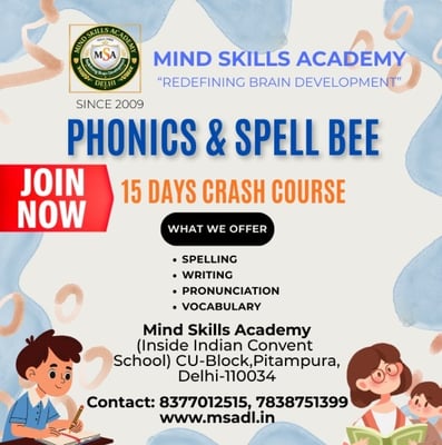 Mind Skills Academy-Phonics and spell bee for Kids
