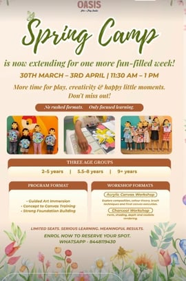 Oasis Art Studio-Spring Camp 2026