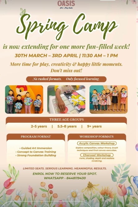 Oasis Art Studio-Spring Camp 2026