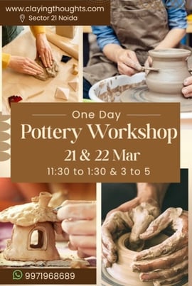 Claying Thoughts Pottery Studio-Pottery Workshop 2026