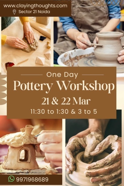 Claying Thoughts Pottery Studio-Pottery Workshop 2026