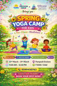 Freedom Hour-Spring Yoga Camp for Kids 2026