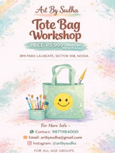 Art by Sudha-Tote Bag Workshop for Kids