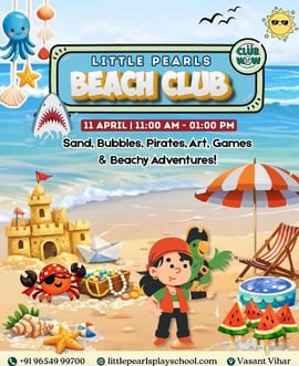 Little Pearls Play School-Beach Club Activity for Kids