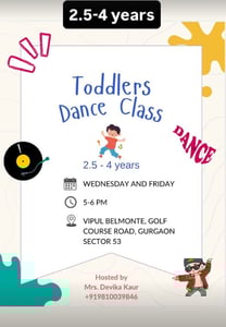 Nitco School of Music and Dance-Toddlers Dance Classes