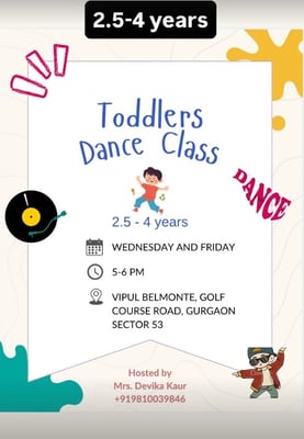 Nitco School of Music and Dance-Toddlers Dance Classes