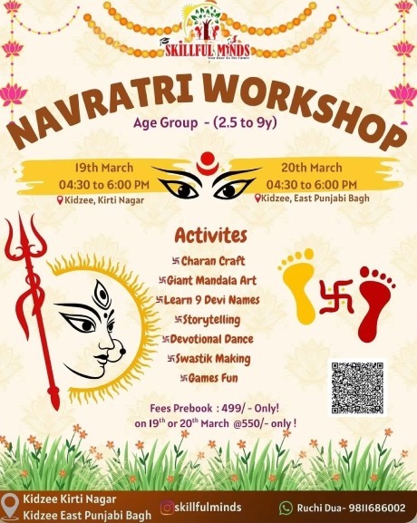 Skillful minds-Navratri Workshop for Kids 2026