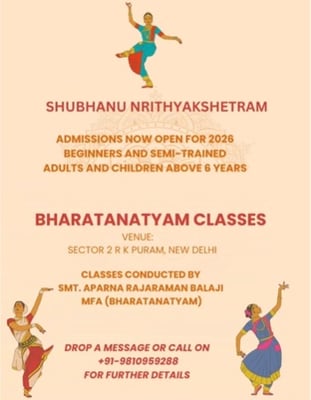Shubhanu Nrithyakshetram-Bharatnatyam Classes for Kids