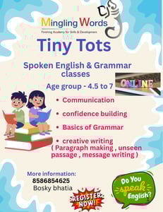 Mingling words-Spoken English and Grammer Classes