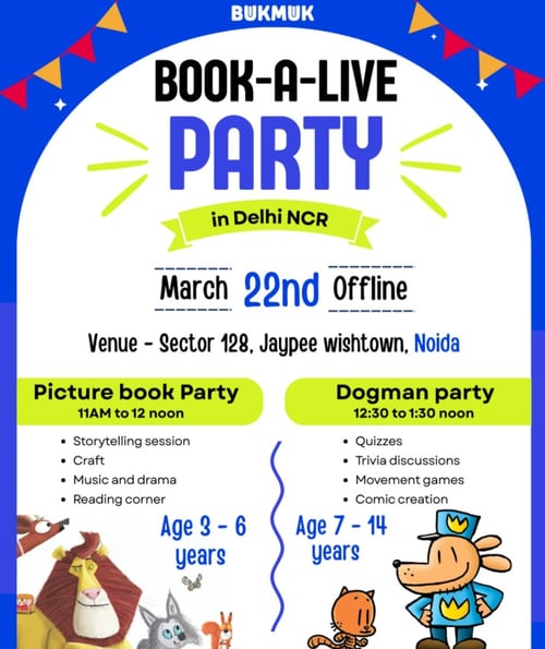 BUKMUK Library-Book-a-live party